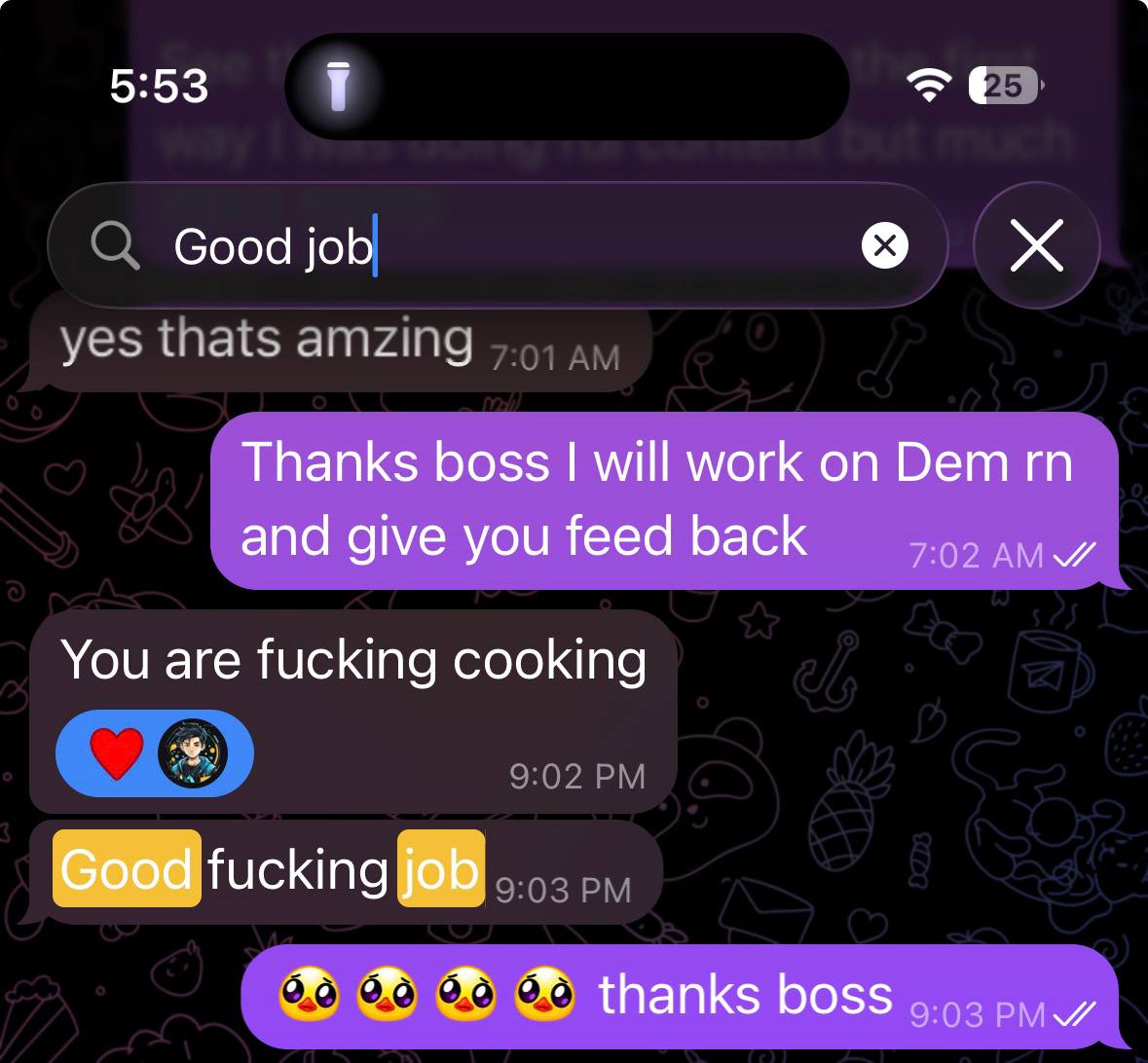 Client review